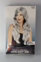 Load image into Gallery viewer, Wonderland Premium Natural Long Wavy Wig Grey Adult Styleable &amp; Heat Resistant
