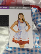 Women's Halloween Costume Apron,  Dress Up Adult One-Size