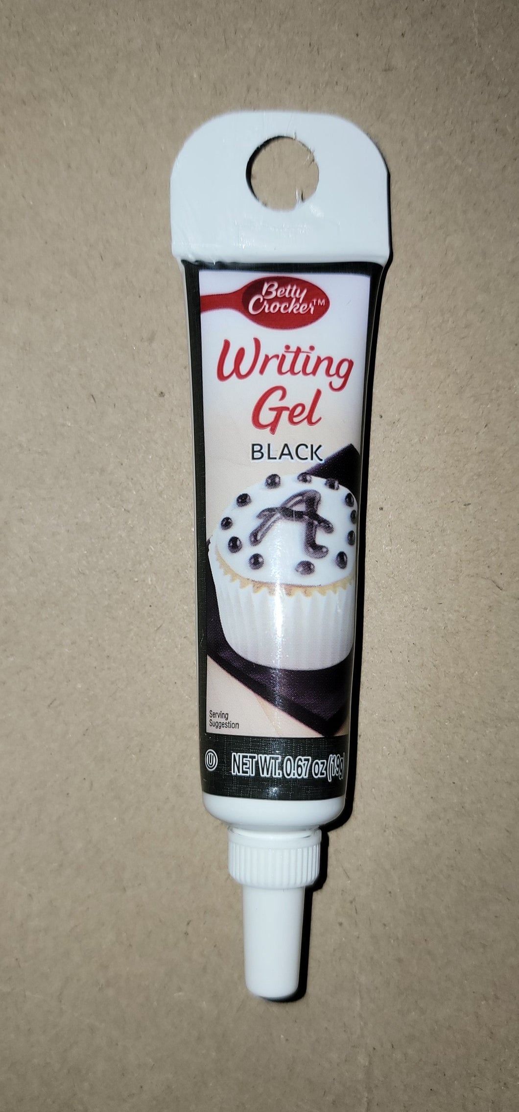 Betty Crocker Decorating Writing Gel Icing, BLACK, 0.67 oz