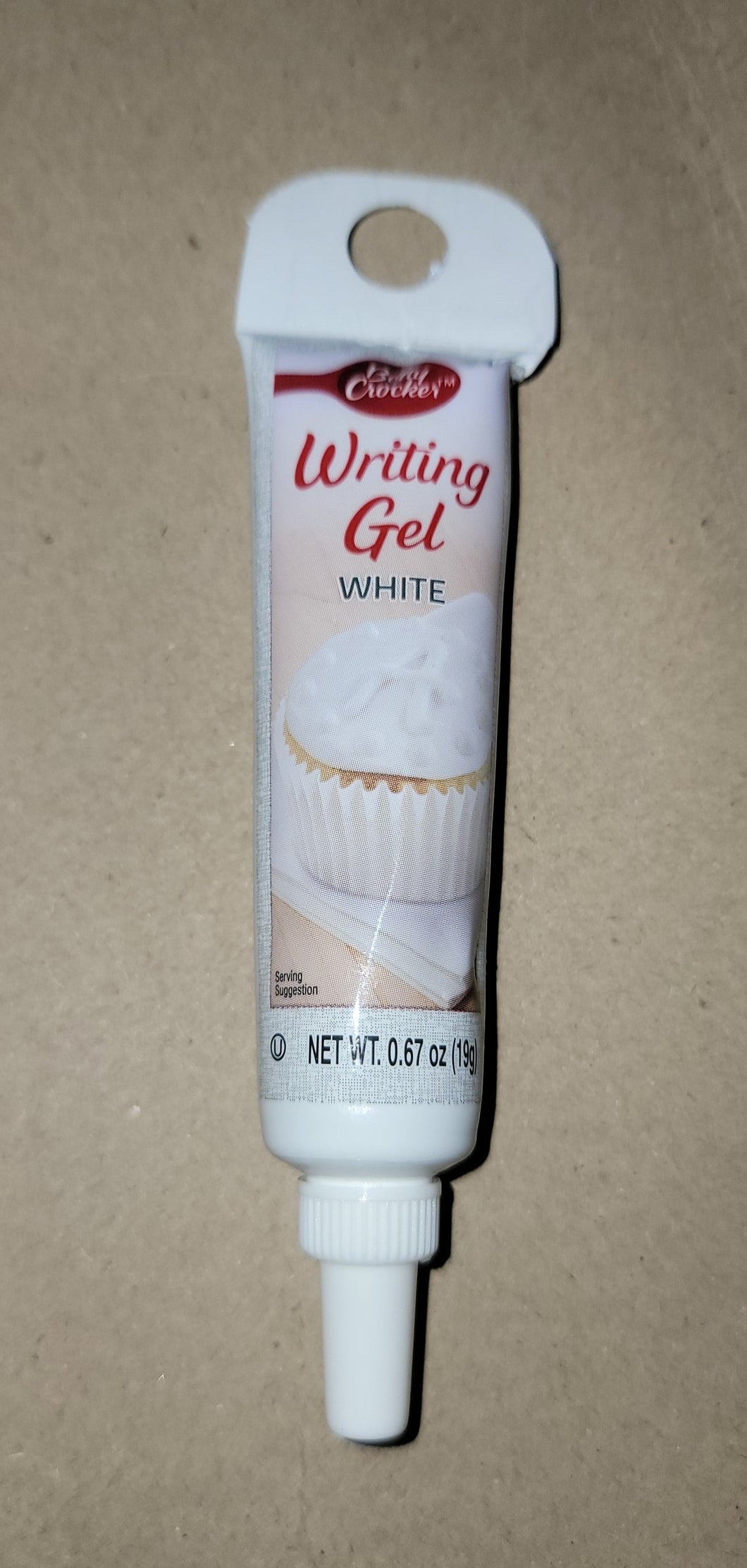 Betty Crocker Decorating Writing Gel Icing, WHITE, 0.67 oz