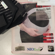 Load image into Gallery viewer, NeoTech Care Pregnancy Support Maternity Belt, Waist/Back/Abdomen Band, Belly Brace, Black, Size L
