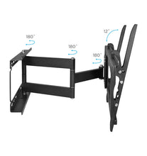 Load image into Gallery viewer, Ematic Full-Motion Articulating, Tilt/Swivel, Universal Wall Mount for 19″-80″ TVs with 15′ HDMI Cable (EMW5206)
