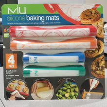 Load image into Gallery viewer, Miu Silicone Non-Stick Baking Mats 4 pack
