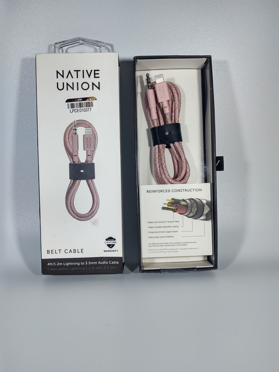 Native Union Belt Cable 3.5mm to Fast charge, Mifi Certified