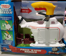 Load image into Gallery viewer, Thomas &amp; Friends Press &#39;n Spin Harold, Toy Helicopter with Spinning Propellers for Preschool Kids Ages 3 Years &amp; Older, Multicolor
