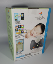Load image into Gallery viewer, MyBaby, SoundSpa Lullaby - Sounds &amp; Projection, Plays 6 Sounds &amp; Lullabies, Image Projector Featuring Diverse Scenes, Auto-Off Timer

