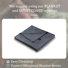 Load image into Gallery viewer, Cooling Weighted Blanket 20 lbs (100% Cotton Material with Glass Beads) Grey, Queen Size
