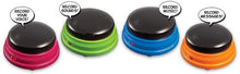 Load image into Gallery viewer, Learning Resources Recordable Answer Buzzers, Personalized Sound Buzzers, Talking Button, Set of 4, Ages 3+
