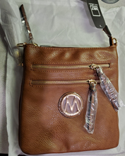 Load image into Gallery viewer, MKF Collection Angelina Crossbody Bag by Mia K. - Cognac Brown
