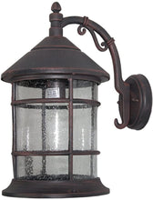 Load image into Gallery viewer, Bella Luce Exterior Outdoor Wall Lantern, Oil Rubbed, Clear Seeded Glass APL1016
