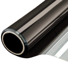 Load image into Gallery viewer, One Way Mirror Window Film Daytime Privacy Heat Control Film Solar Film Non-Adhesive Window Tint Black &amp; Silver 6 Mil 23.6 Inch x 13.1 Feet

