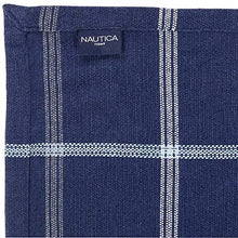 Load image into Gallery viewer, Nautica Home Benchley Chenille Throw Blanket, 60 in x 70 in (Navy Blue)
