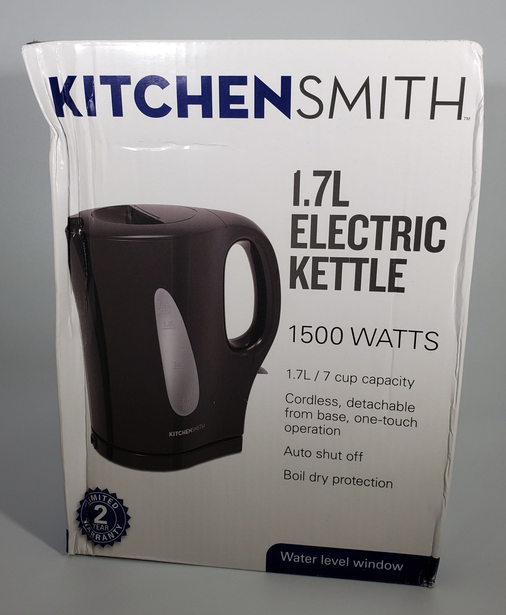 KitchenSmith by Bella Electric Tea Kettle - Black