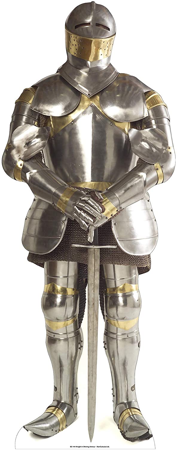 Star Cutouts, Knight In Armor, Cardboard Cutout Standup, Prop Life-Size Stand-In - 72
