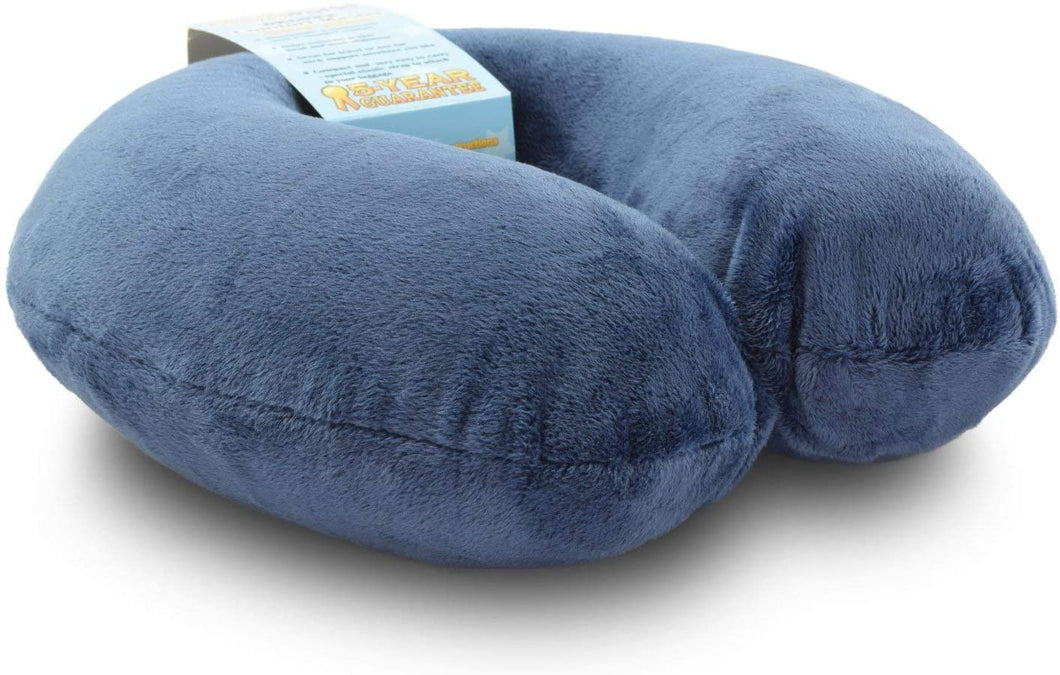 Crafty World Airplane Neck Pillow for Traveling - Memory Foam, Adjustable Travel Pillows for Sleeping