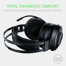 Load image into Gallery viewer, Razer Nari Essential Wireless 7.1 Surround Sound Gaming Headset: THX Spatial Audio  - Black
