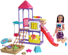 Load image into Gallery viewer, Barbie Skipper Babysitters Inc. Climb &#39;n Explore Playground Dolls &amp; Playset with Babysitting Skipper Doll
