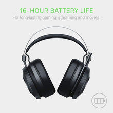 Load image into Gallery viewer, Razer Nari Essential Wireless 7.1 Surround Sound Gaming Headset: THX Spatial Audio  - Black
