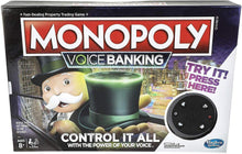 Load image into Gallery viewer, Monopoly Voice Banking Electronic Family Board Game for Ages 8 &amp; Up
