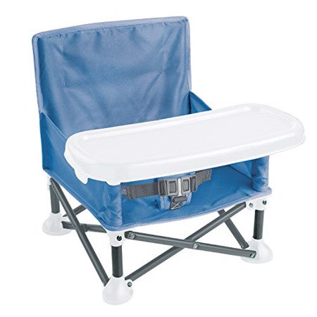 Pop N' Sit Portable Booster Chair, Blue  – Seat for Indoor/Outdoor Use Fast, Easy, Compact