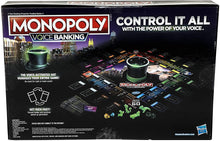 Load image into Gallery viewer, Monopoly Voice Banking Electronic Family Board Game for Ages 8 &amp; Up
