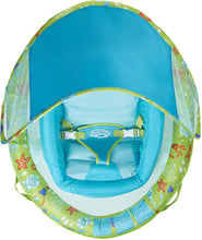 Load image into Gallery viewer, Spin Master, Inc SwimWays Infant Baby Spring Float with Adjustable Sun Canopy - Green, 39.25&quot; x 31.75&quot; x 17.56&quot;
