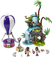 LEGO Friends Tiger Hot Air Balloon Jungle Rescue 41423 Friends Adventure Set (302 Pieces)