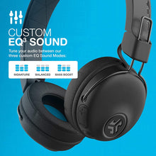 Load image into Gallery viewer, JLab Audio Studio Bluetooth Wireless On-Ear Headphones | 30+ Hr Bluetooth | EQ3 Sound |  Black
