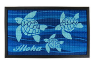Aloha Honu Tropical Door Mat 30 X 17.75 inches Brand: KC Hawaii