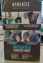 Load image into Gallery viewer, Homedics Weighted Comfort Vibration &amp; Soothing Shoulder Relax Wrap
