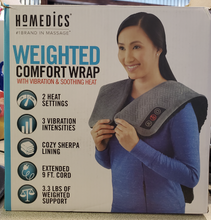 Load image into Gallery viewer, Homedics Weighted Comfort Vibration &amp; Soothing Shoulder Relax Wrap
