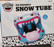 Load image into Gallery viewer, BigMouth Inc. Monster Mouth Snow Tube – 3.5 ft. Wide Snow Tube with Easy Grip Handles, Made of Durable Vinyl with Welded Seams
