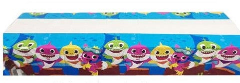 Shark Party Supplies Set & Tableware kit - Perfect for Birthday Party Decorations - Includes Plates, Napkins, Cups, Straws, Cutlery - READ