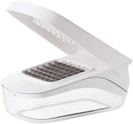 OXO SoftWorks Vegetable Chopper with Easy-Pour Opening - White