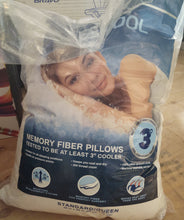 Load image into Gallery viewer, LC Platinum, Tri Cool: Live Comfortably Memory Fiber Pillows - 2 pk King
