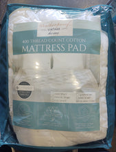 Load image into Gallery viewer, Weatherproof Vintage Home, Stain Resistant, Mattress Pad,  Size Cal-King
