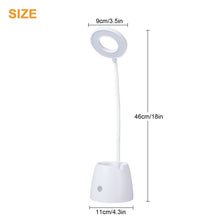 Load image into Gallery viewer, LED Desk Light PINK Bedside Reading Lamp Dimmable Rechargeable Table Touch Control
