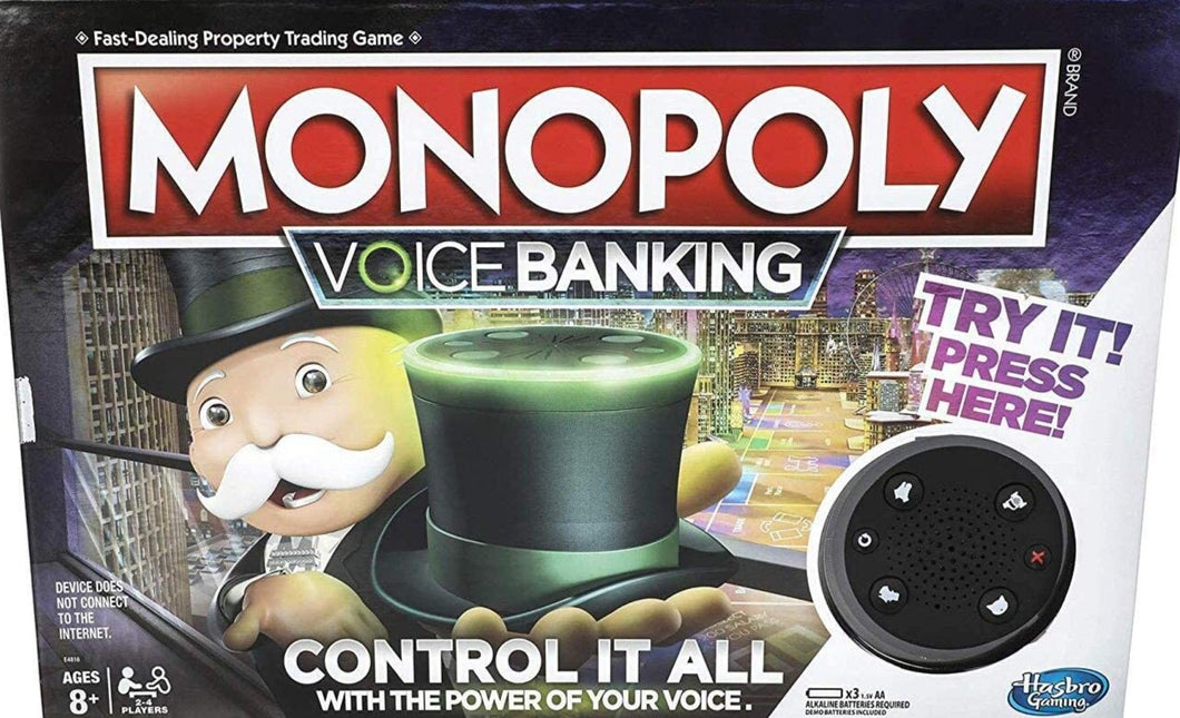 Monopoly Voice Banking - Board Game - Hasbro
