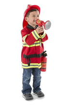 Load image into Gallery viewer, Melissa &amp; Doug Deluxe Fire Chief Role Play Dress-Up Set, 3-6 years
