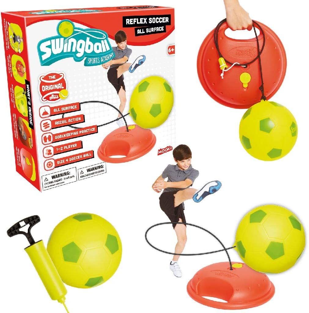 Mookie Reflex Soccer Game -Come Back Soccer Ball Trainer