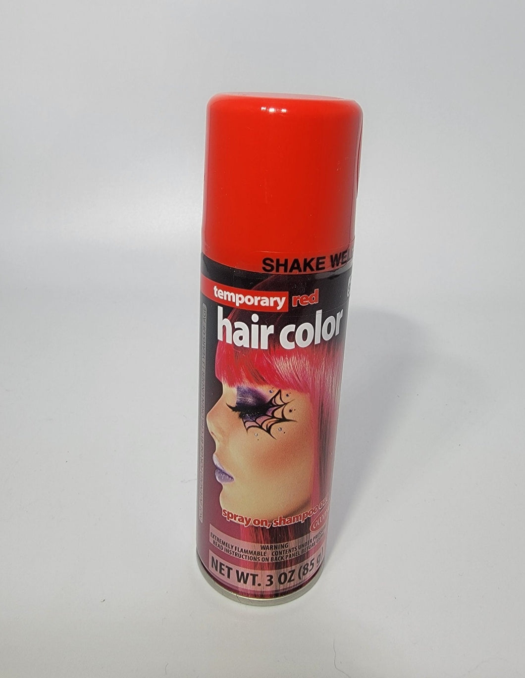 Goodmark Hair Color Spray In - Shampoo Out 3 oz Holiday Costume - Red