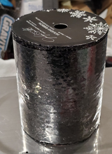 Load image into Gallery viewer, Home &amp; Hearth, White with Silver Sparkle Ribbon , Jaclyn Smith Collection 5.5&quot; x 15&#39;
