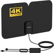 TV Antenna indoor, HDTV Antenna 4K, 80 Mile Range, Max with powerful Amplifier and 16.5 Coax Cable, 2020 Upgrade