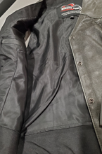 Load image into Gallery viewer, Leather Biker Vest, Naked Goatskin Leather, Women’s, Distressed Grey
