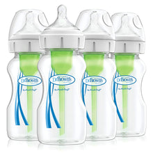 Load image into Gallery viewer, Dr. Brown&#39;s Options+ Wide-Neck Baby Bottle, 9 Ounce (4 Count)
