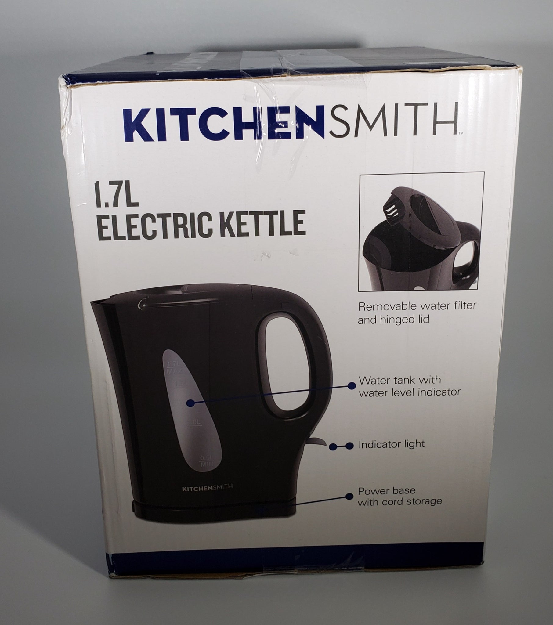 KitchenSmith by Bella Electric Tea Kettle - Black –