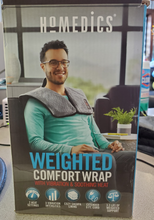 Load image into Gallery viewer, Homedics Weighted Comfort Vibration &amp; Soothing Shoulder Relax Wrap
