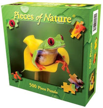 Load image into Gallery viewer, Planet Zoo Peekaboo Frog Jigsaw Puzzle 500pc
