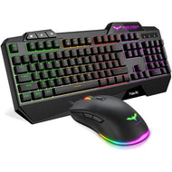 HAVIT HV-KB558CM Gaming Keyboard and Mouse Combo (Rainbow Backlit)