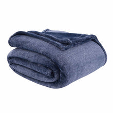Load image into Gallery viewer, Berkshire Life Eco Soft Blanket, Heather Blue, Queen
